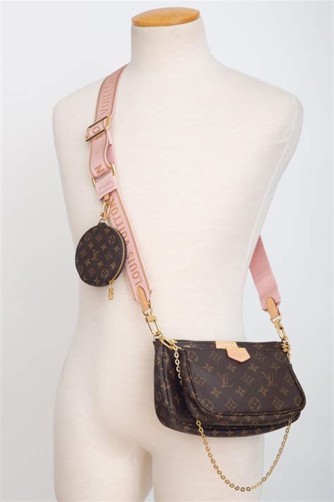 lv purse with pink strap